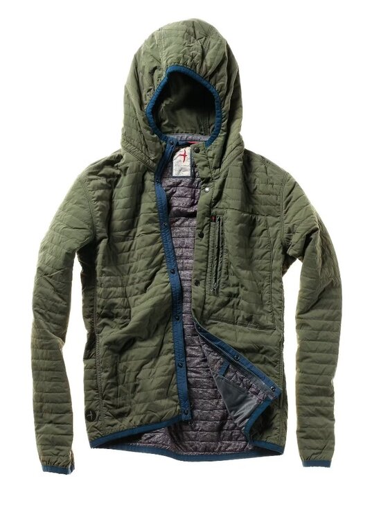 Relwen Other - Relwen Windzip Hooded Jacket Utility Green Sz L